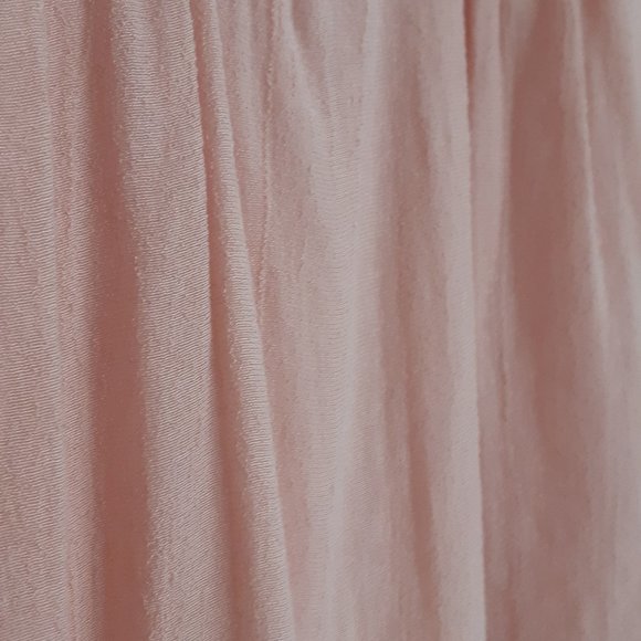 BOHO Sleeveless Blush Dress accented with silver circles Vintage - Picture 5 of 7